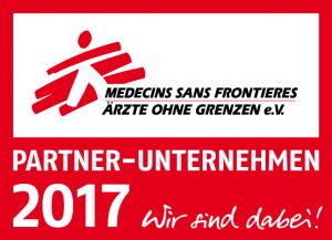 Dr. Jacob's Medical ist Partner Unternehmen 2017 von Ärzte ohne Grenzen Dr. Jacob's Medical ist Partner Unternehmen 2017 von Ärzte ohne Grenzen